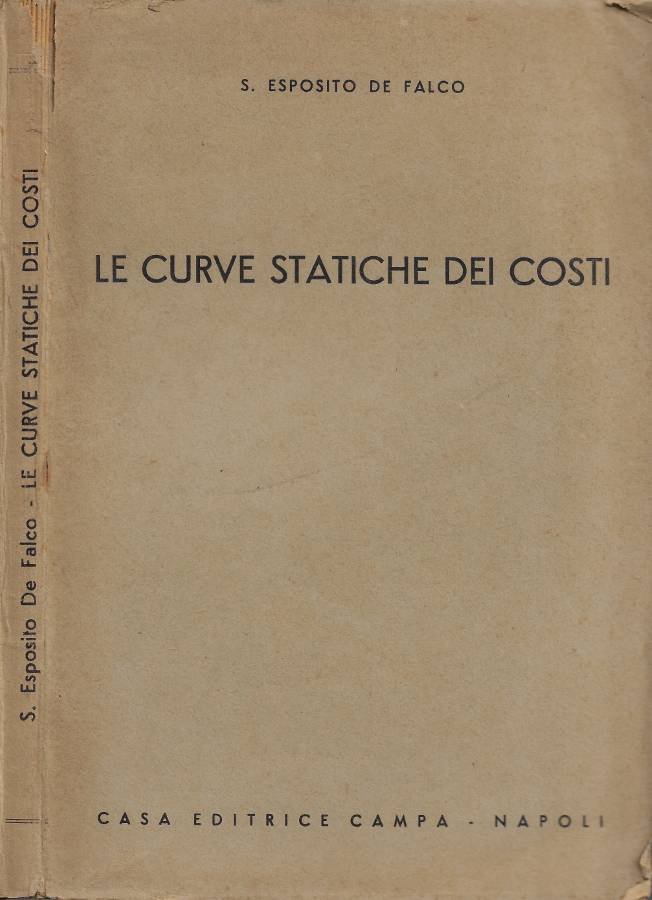 Le curve statiche dei costi (Anno Accademico 1949-50) | Immagine principale