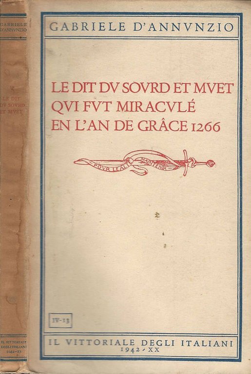 Le dit du sourd et muet qui fut miraculé en …