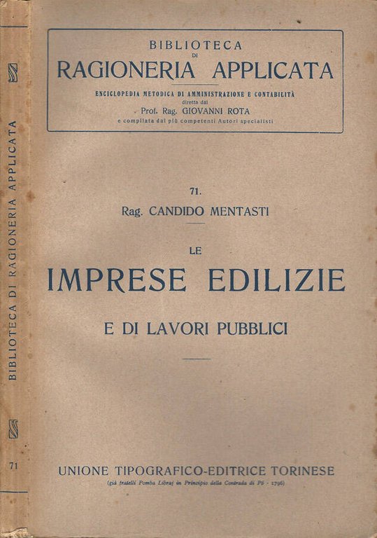 Le imprese edilizie e di lavori pubblici