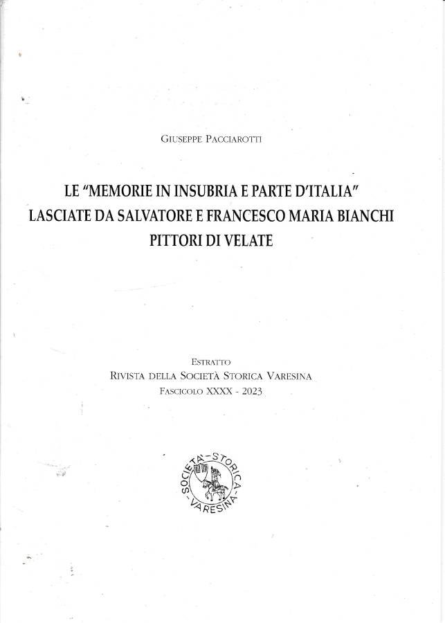 Le "memorie in insubria e parte d'Italia" lasciate da Salvatore …