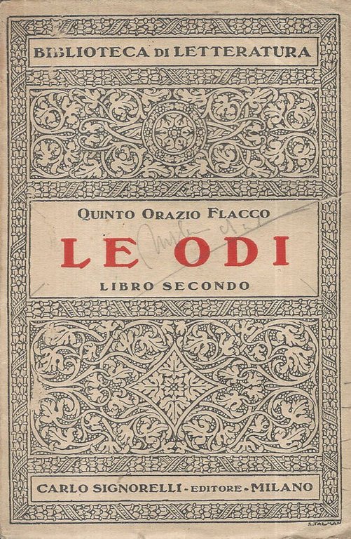 Le Odi Libro Secondo | Immagine Gallery 2
