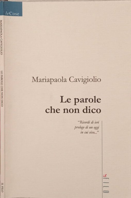 Le parole che non dico