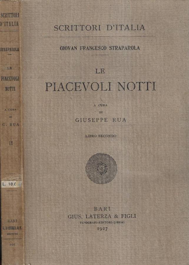 Le piacevoli notti Libro secondo