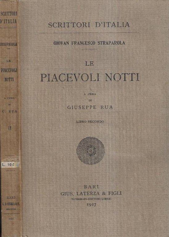 Le piacevoli notti Libro secondo