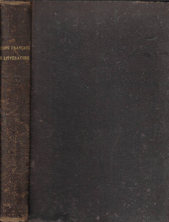 Lecons francaises de litterature et de morale