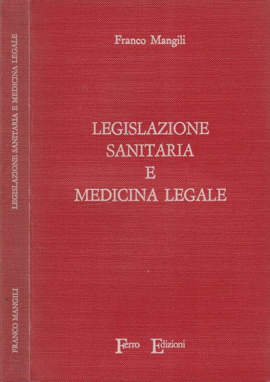 Legislazione sanitaria e medicina legale