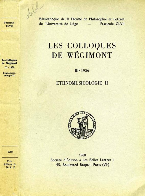 Les Colloques De Wegimont Iii - 1956