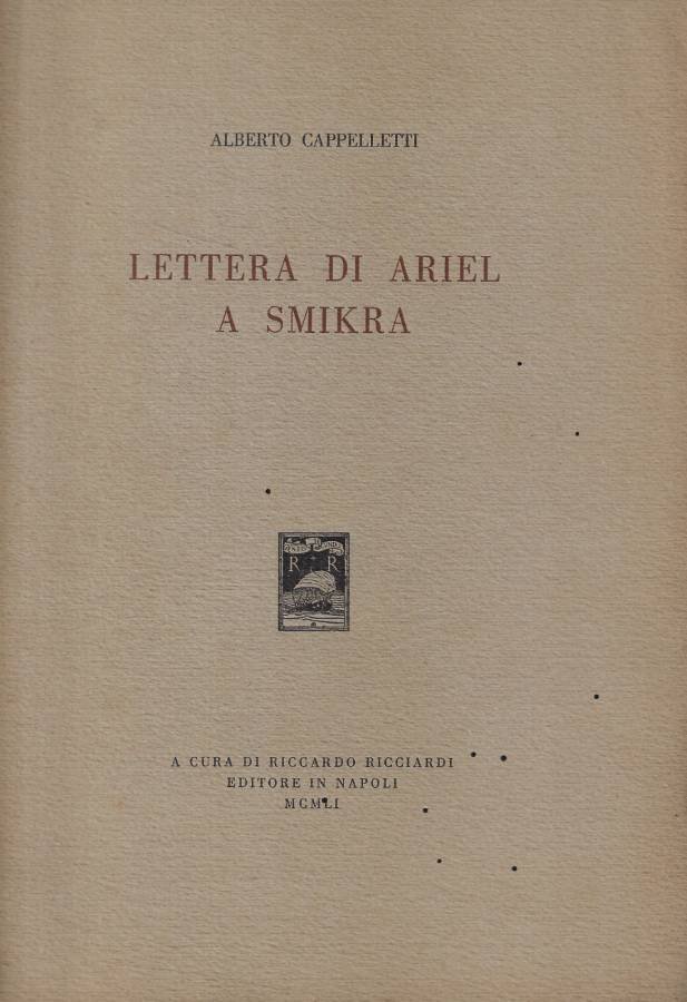 Lettera di Ariel a Smikra
