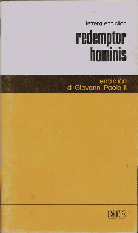 Lettera Enciclica: Redemptor hominis
