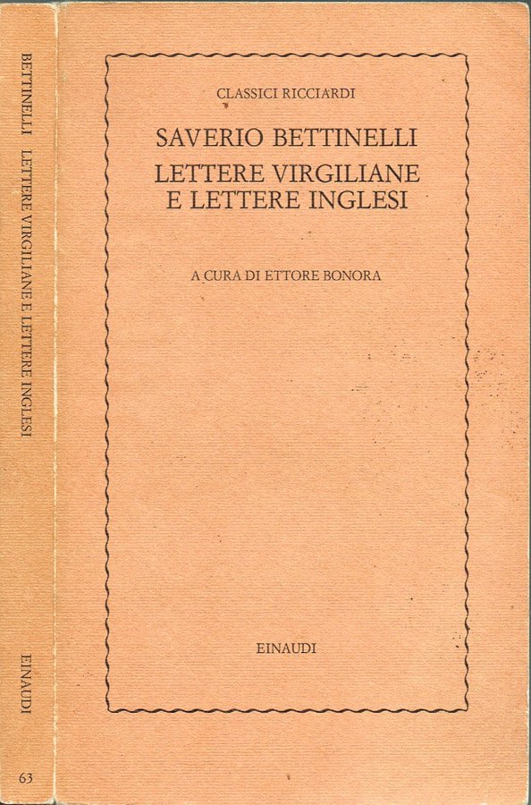 Lettere virgiliane e lettere inglesi