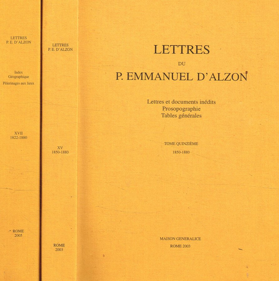 Lettres du P. Emmanuel D'Alzon. Vol.V, XVII