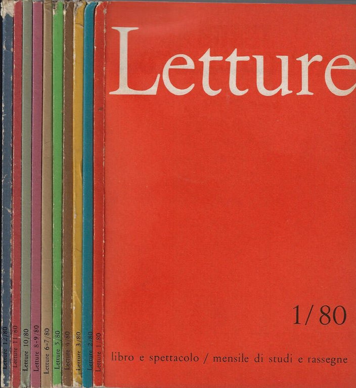 Letture Anno 35° (annata completa 10 numeri)