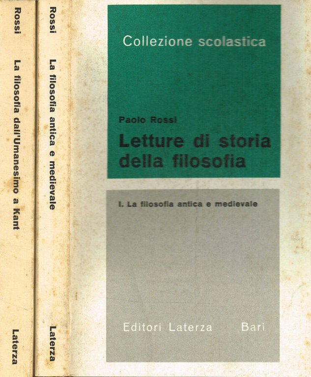 Letture di storia della filosofia vol.I II