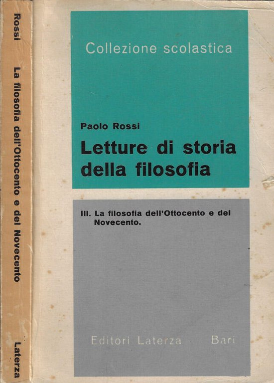 Letture di storia della filosofia Vol. III