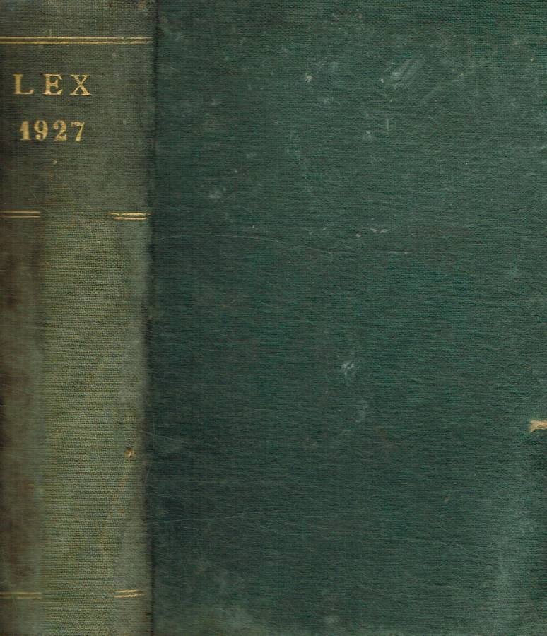 Lex Legislazione Italiana. Raccolta cronologica con richiami alle leggi attinenti … | Immagine principale