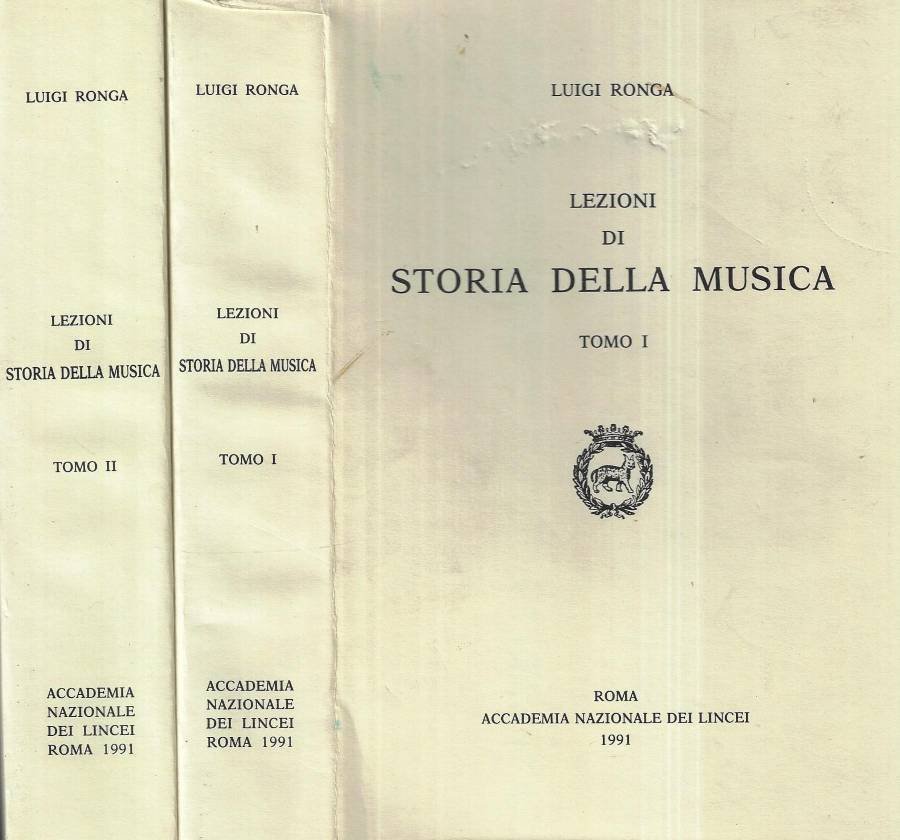 Lezioni di storia della musica Tomo I - II