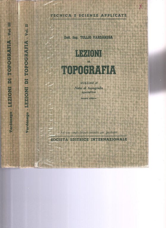 Lezioni di topografia voll II, III