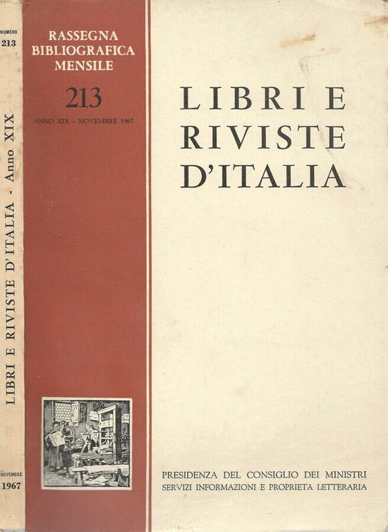 Libri e riviste dItalia 213 -1967