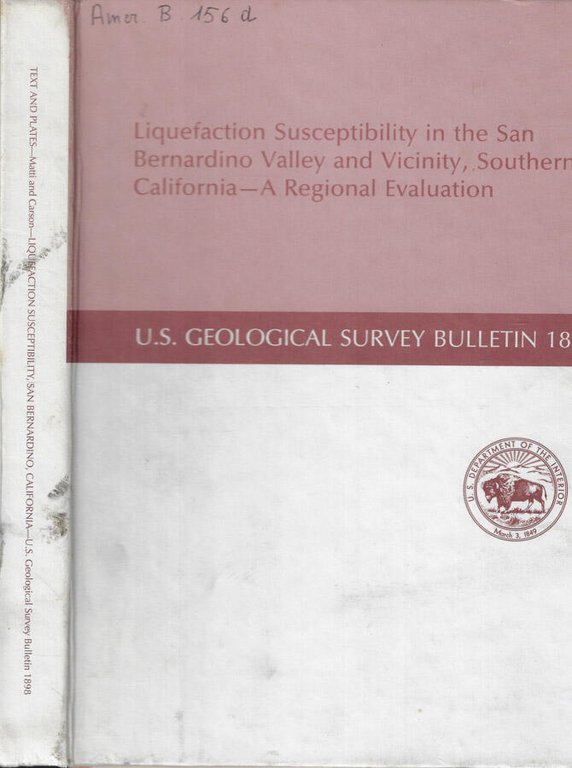 Liquefaction Susceptibility in the San Bernardino Valley and Vicinity, Southern …