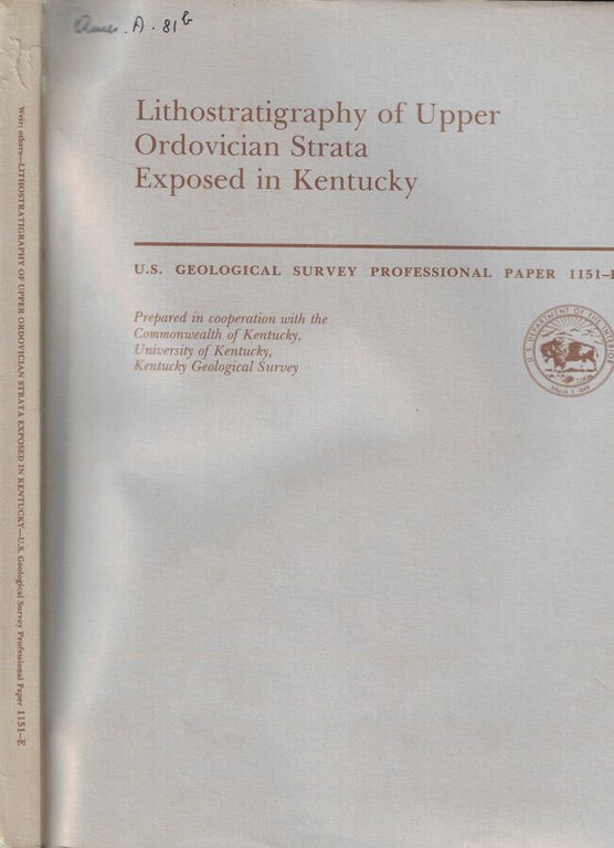 Lithostratigraphy of Upper Ordovician Strata Exposed in Kentucky n. 1151 …