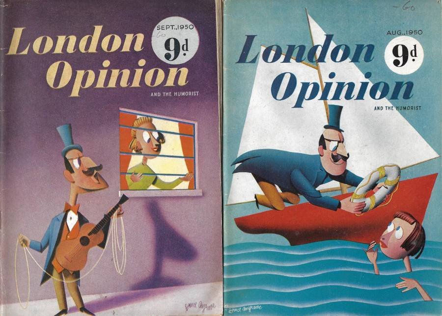 London Opinion and The Humorist. August 1950, September 1950 | Immagine principale