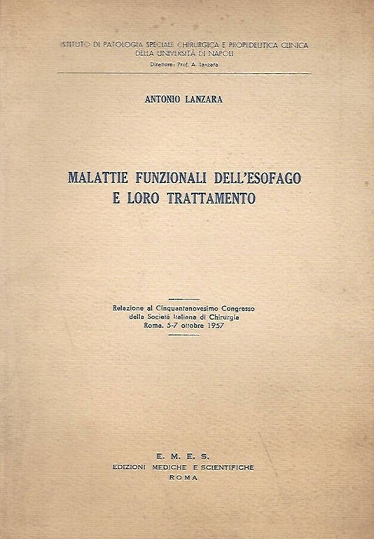 Malattie funzionali dell'esofago e del loro trattamento