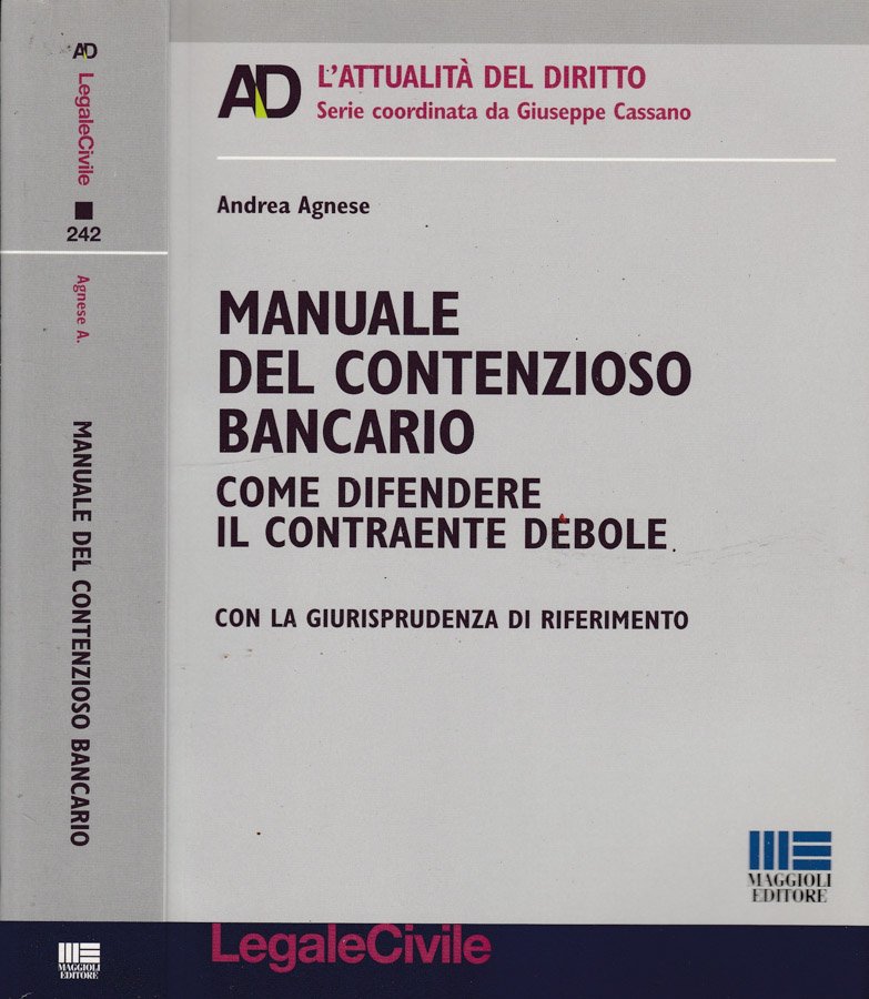 Manuale del contenzioso bancario