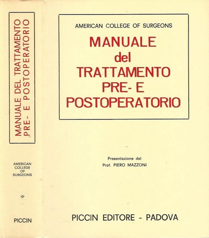 Manuale del trattamento pre- e postoperatorio