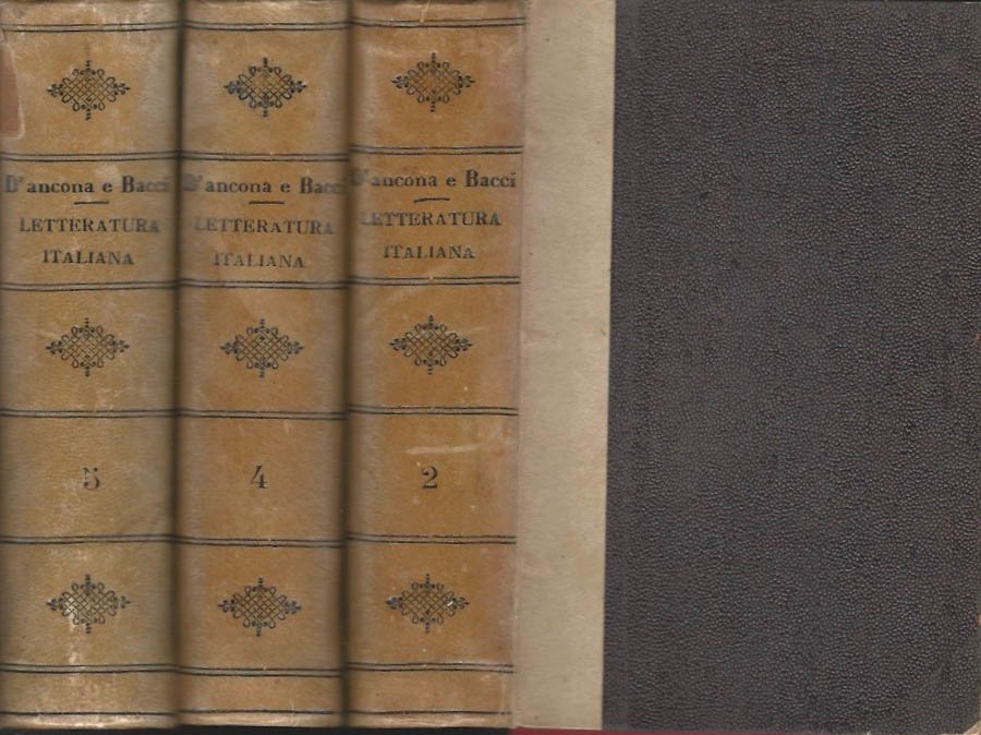 Manuale della Letteratura Italiana - Vol. 2, 4, 5