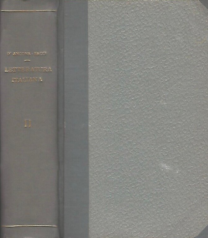Manuale della Letteratura Italiana - Vol. II