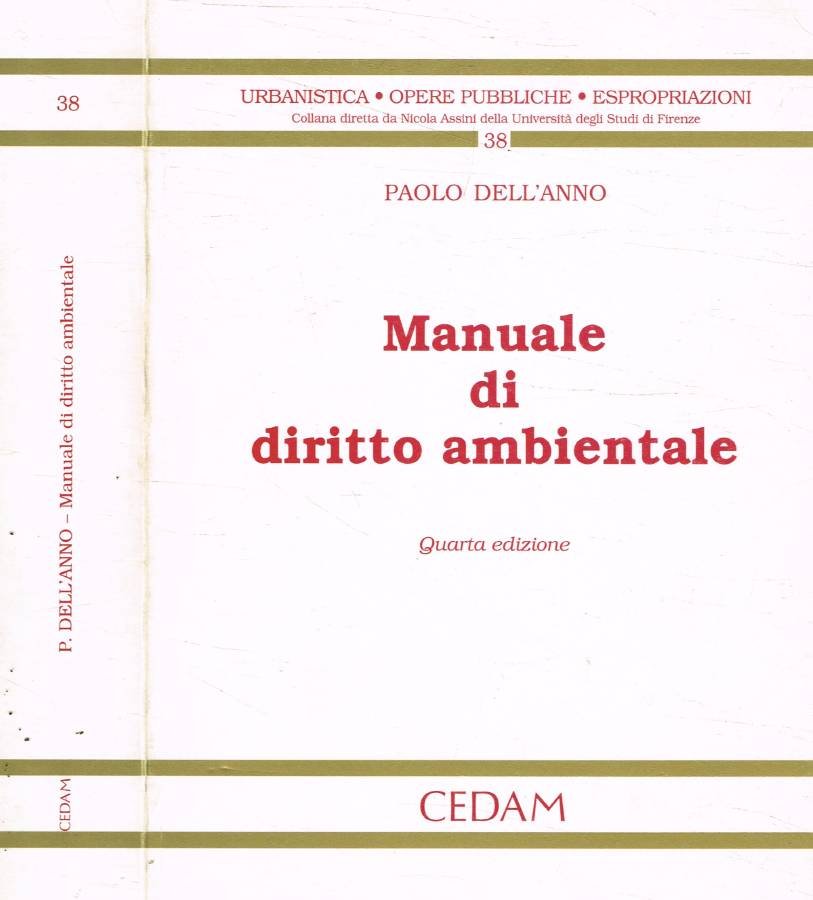 Manuale di diritto ambientale (Autografo)