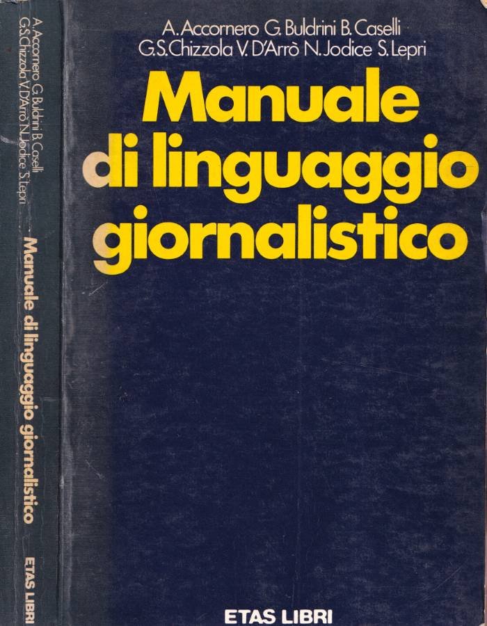 Manuale di linguaggio giornalistico