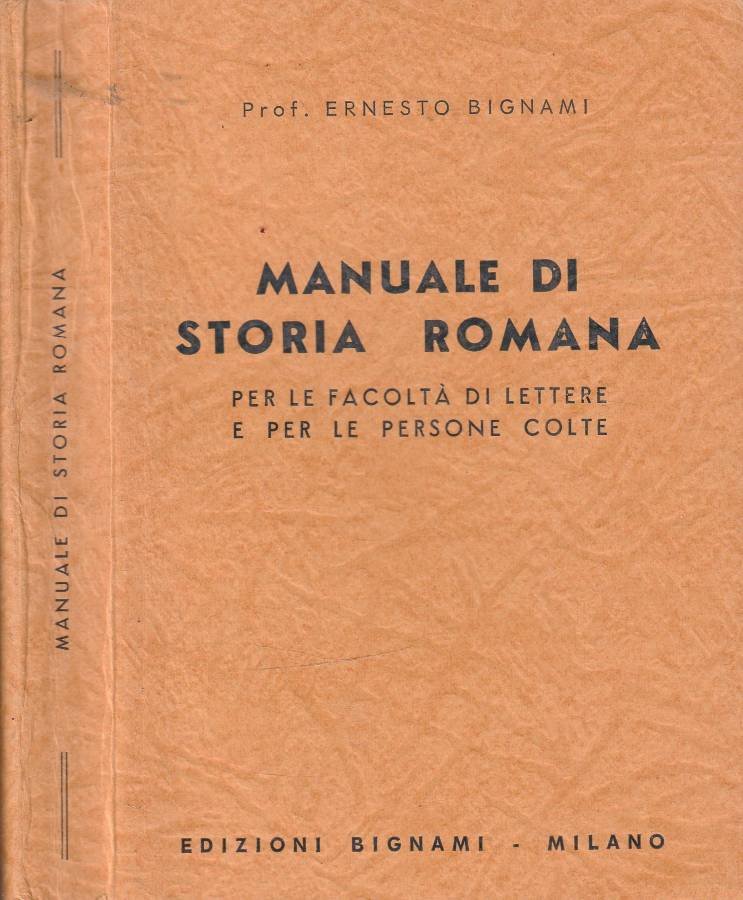 manuale di storia romana | Immagine principale