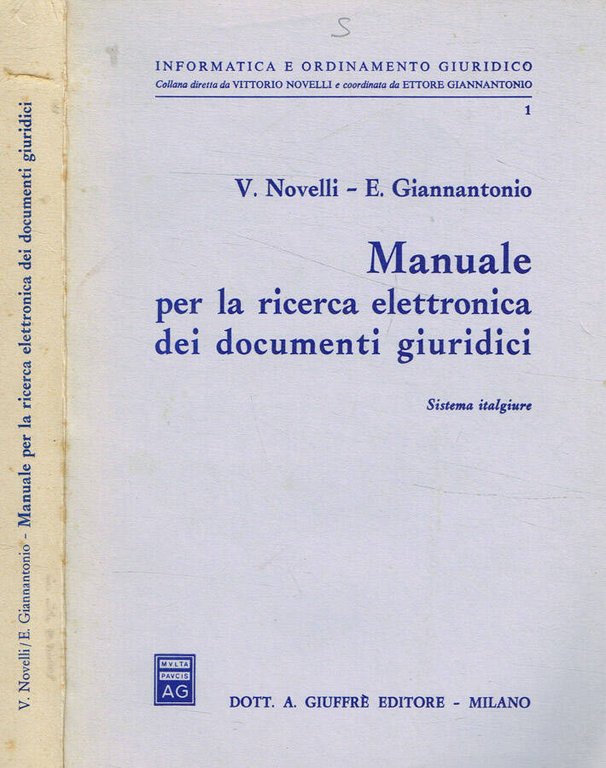 Manuale per la ricerca elettronica dei documenti giuridici