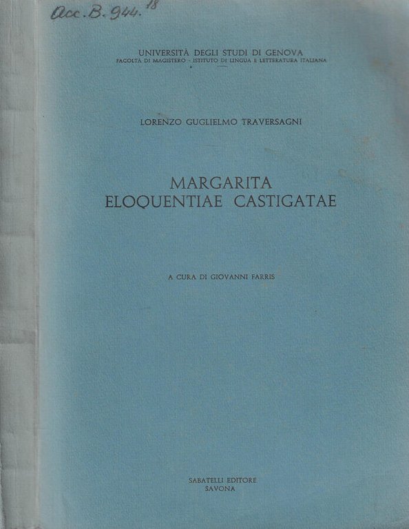 Margarita eloquentiae castigatae