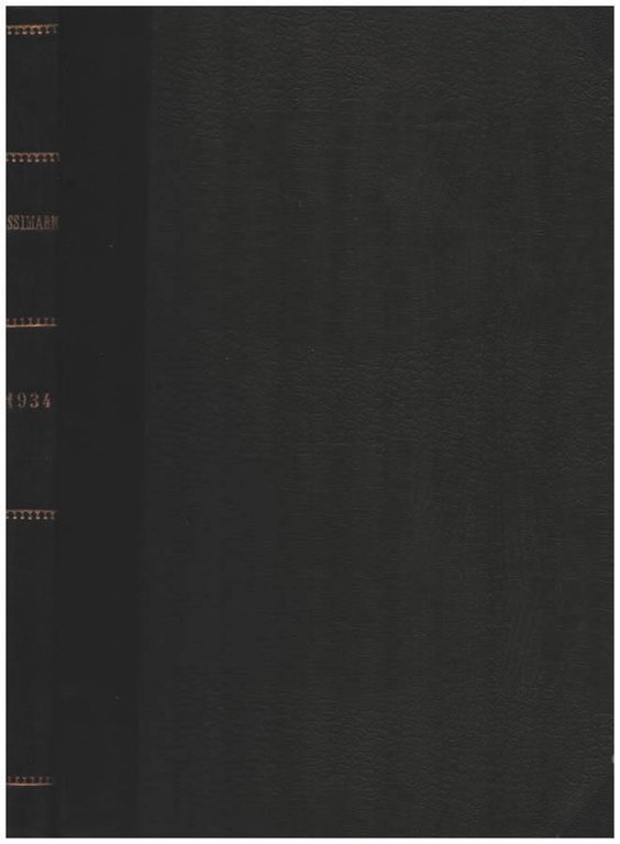 Massimario della Giurisprudenza Italiana Anno 1934