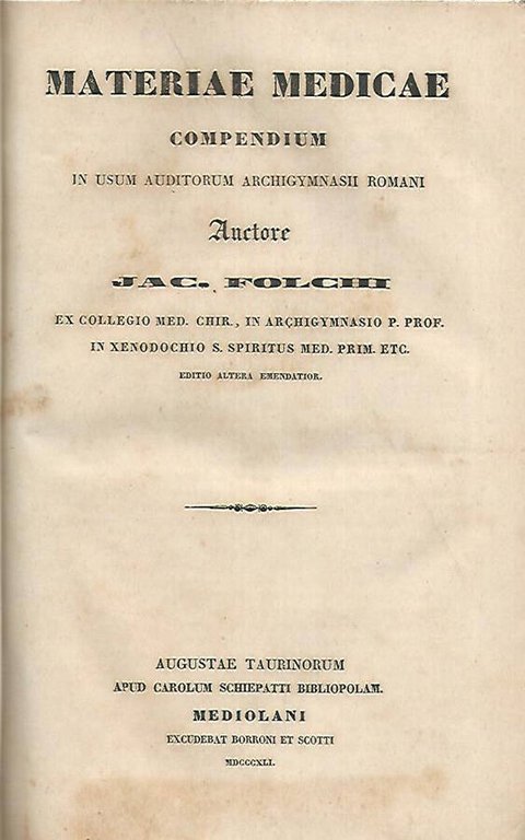 Materiae Medicae
