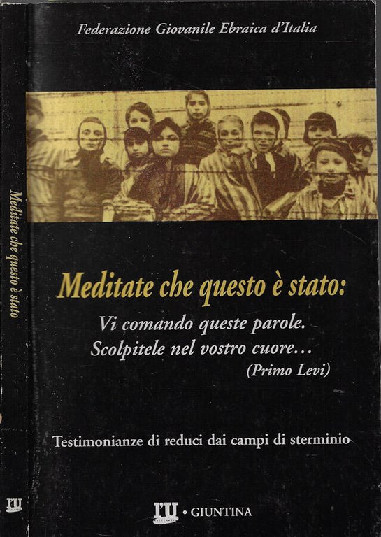 Meditate che questo è stato: vi comando queste parole. Scolpitele …