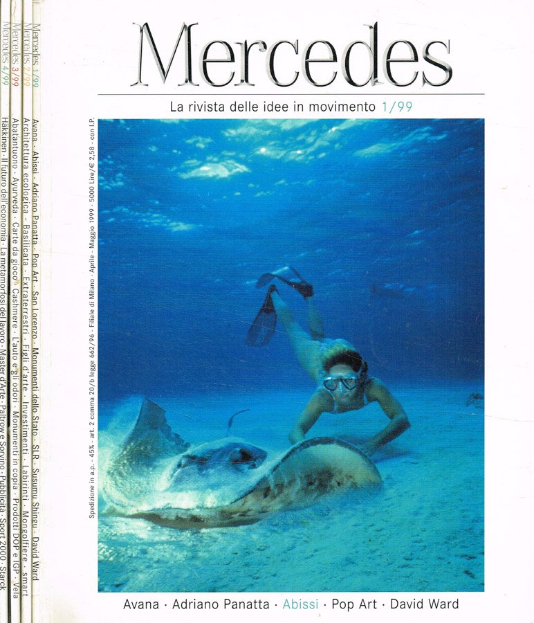 Mercedes. La rivista delle idee in movimento anno 1999, 4 …