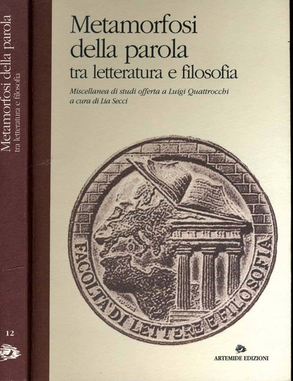Metamorfosi Della Parola Tra Letteratura E Filosofia