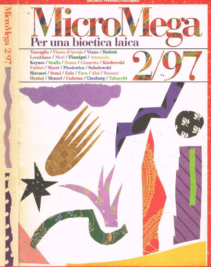 Micromega. Per una bioetica laica 2/97 | Immagine principale