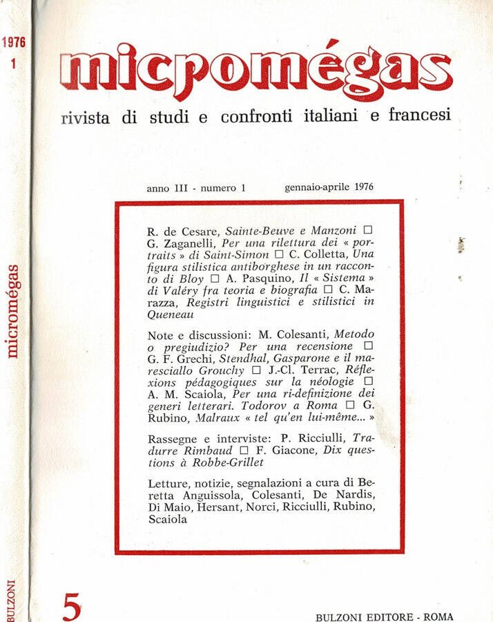 Micromègas - 1976