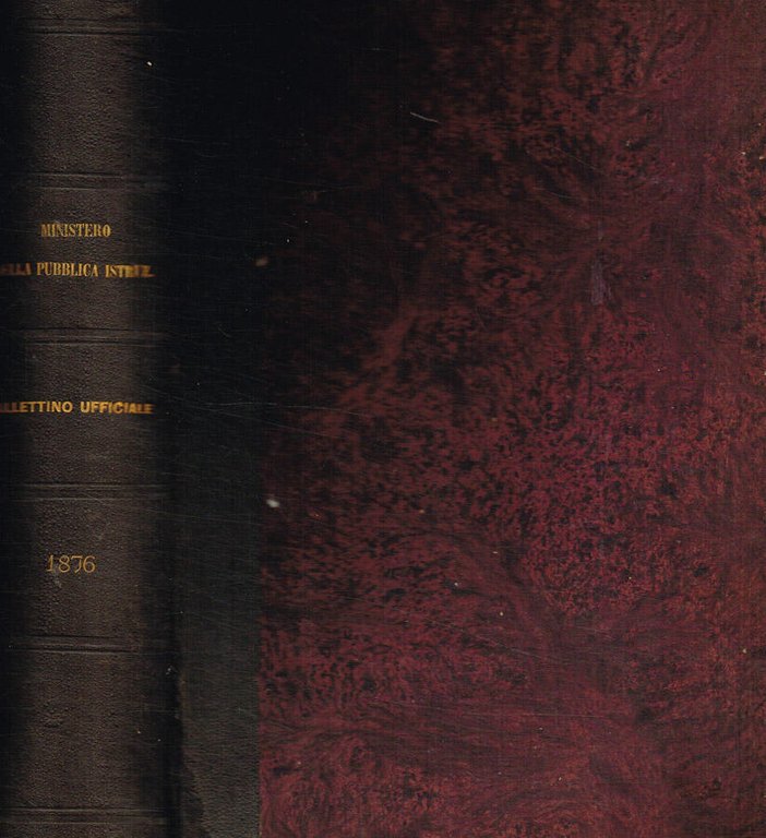 Ministero della pubblica istruzione. Bollettino Ufficiale. Anno 1876 | Immagine Gallery 2