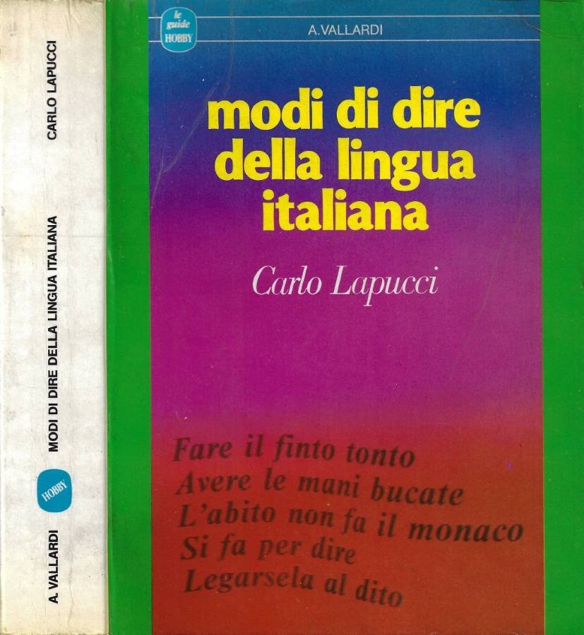 Modi di dire della lingua italiana