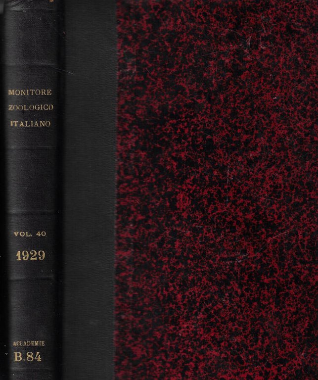 Monitore zoologico italiano anno XL 1929