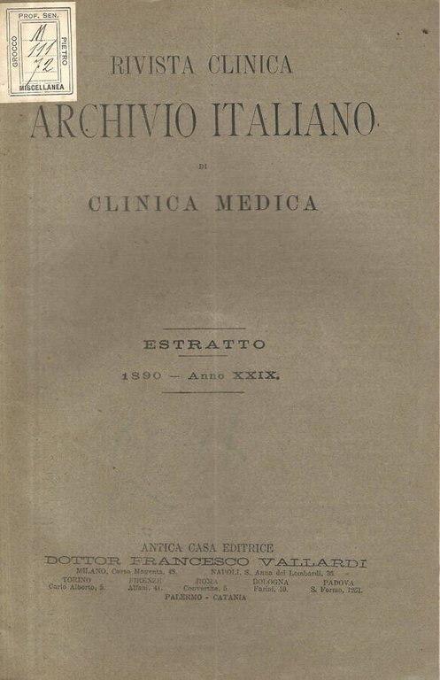 Morte rapida per affezione morale violenta (Osservazioni sugli animali e …