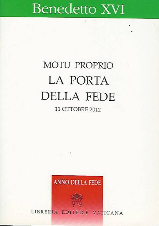Motu proprio - La porta della fede