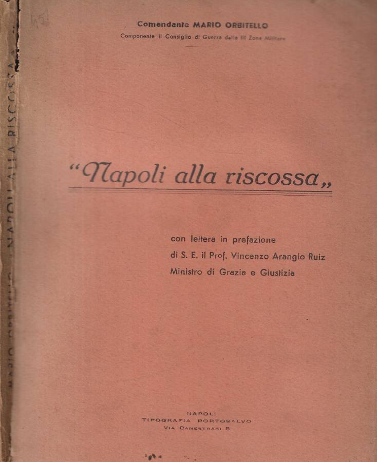 Napoli alla riscossa (Autografo)