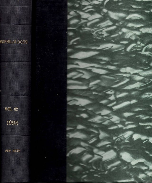 Neophilologus Vol LXXXII 1998 (annata completa)