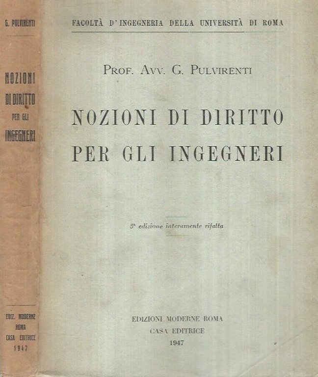 Nozioni di diritto per gli ingegneri
